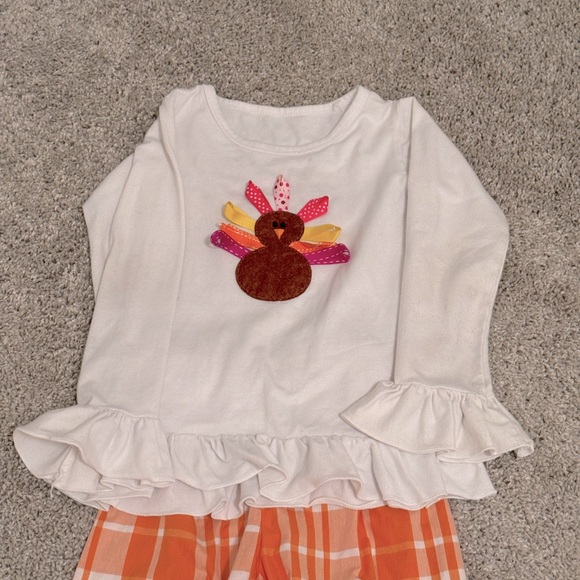 Turkey toddler shirt and matching pants - Picture 2 of 3